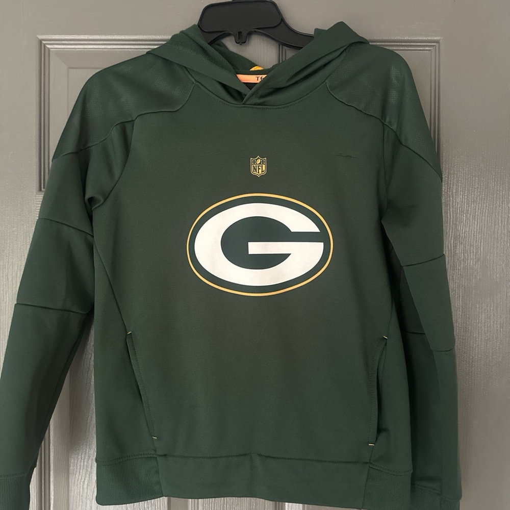 NFL Tek Warm Dark Green Hoodie